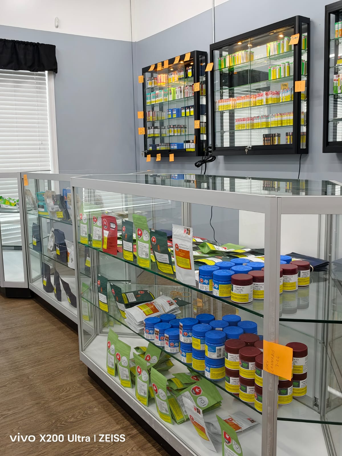 Abraham's Cannabis product display